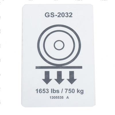 Picture of Decal, Label, Wheel Load,