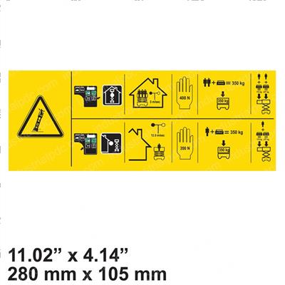 Picture of Decal - Danger Max Capacity