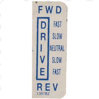Picture of Decal - Drive Upper Control Box