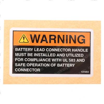 Picture of Decal Battery Lead Warning