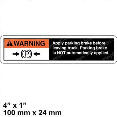 Picture of Decal - Parking Brake