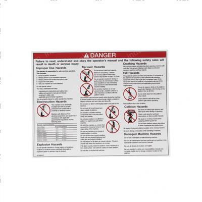 Picture of Decal - User Hazard