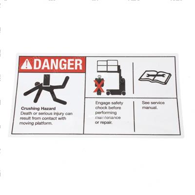 Picture of Decal - Crush Hazarduse Safety