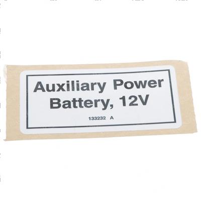 Picture of Decal Label Aux Battery