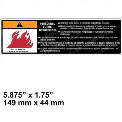 Picture of Label-Gas