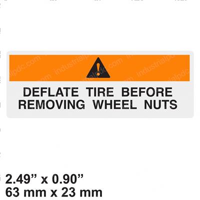 Picture of Label-Split Wheel Warning Eng