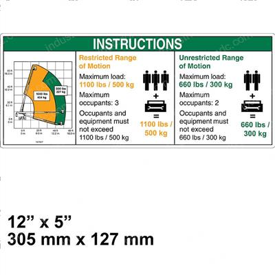 Picture of Decal-Inst Plat Cap 60trax