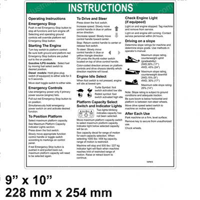 Picture of Decal- Inst Oper Inst S80x Plt