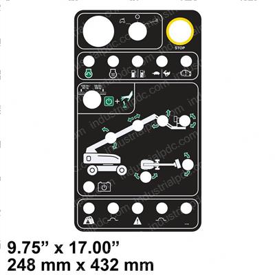 Picture of Decal-Gr Cntl Pnl 60xc