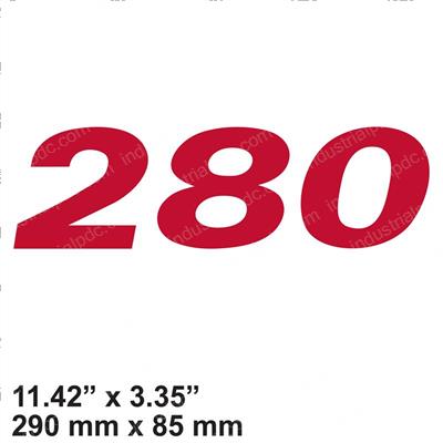 Picture of Decal - Cosmetic Model 280