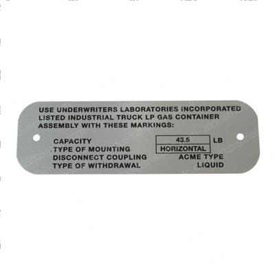 Picture of Nameplate-Lp