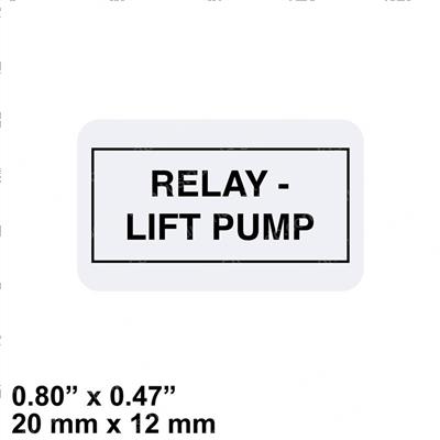 Picture of Label  Relay