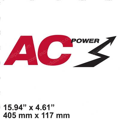 Picture of Decal - Ac Power
