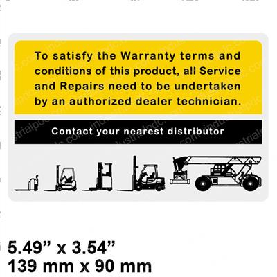 Picture of Warranty Lable