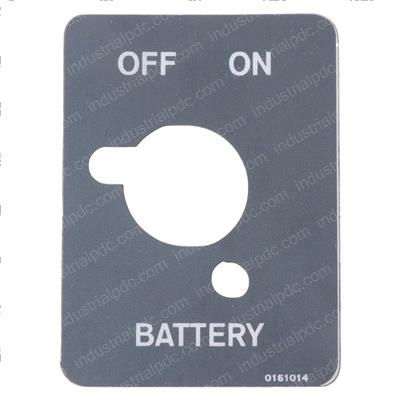 Picture of Decal - Plac Battery Off/on