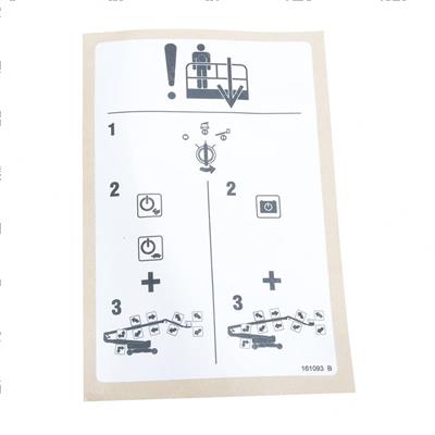 Picture of Decal- Emergency Lowering- Zx1