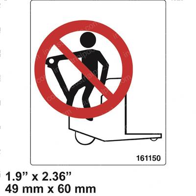 Picture of Decal - No Riders
