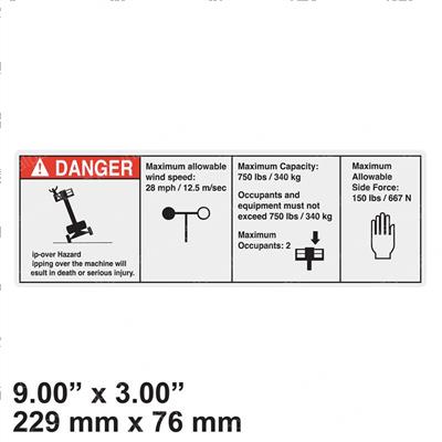 Picture of Decal-Max Cap Side Force Word