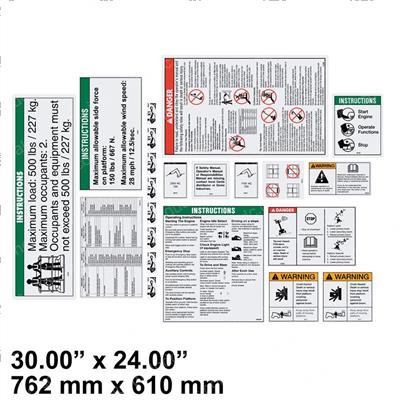Picture of Decal Kit-Z45ic Plat-Word-Ansi