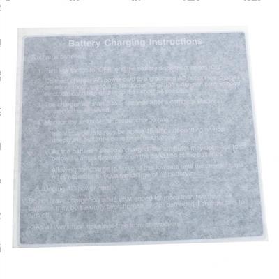 Picture of Decal Battery Charging Instr