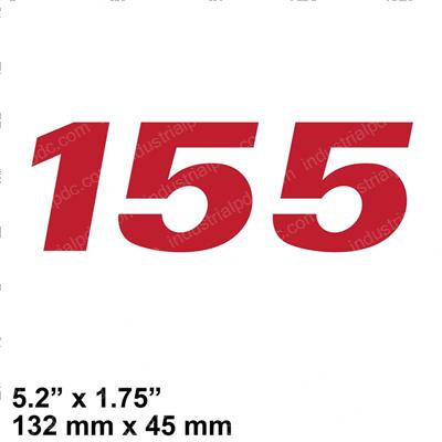 Picture of Model Label Inch 155