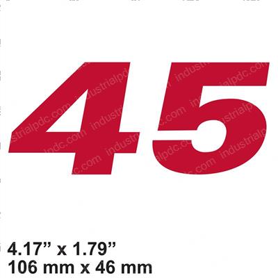 Picture of Decal - Model 45