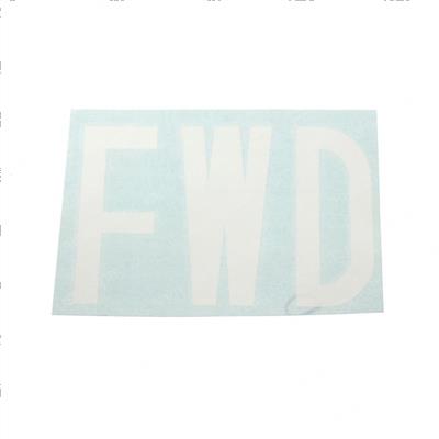 Picture of Decal Fwd 4.75x3 White