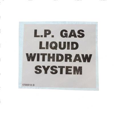 Picture of Decal - Lp Gas System