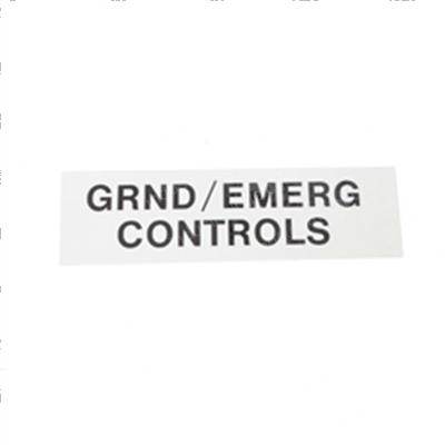 Picture of Decal Nameplate Grnd Control