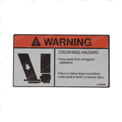 Picture of Decal O/R Warning (dom/Csa)