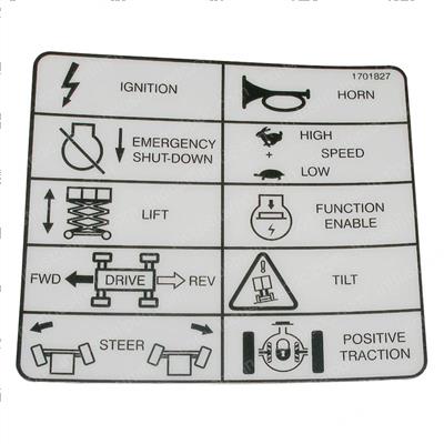 Picture of Decal Symbol Legend