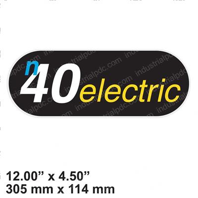 Picture of Decal - N40 Electric