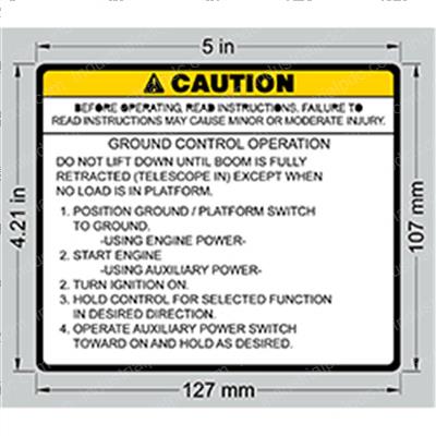 Picture of Decal (grnd Cont Oper)