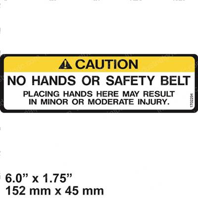 Picture of Decal - No Hands