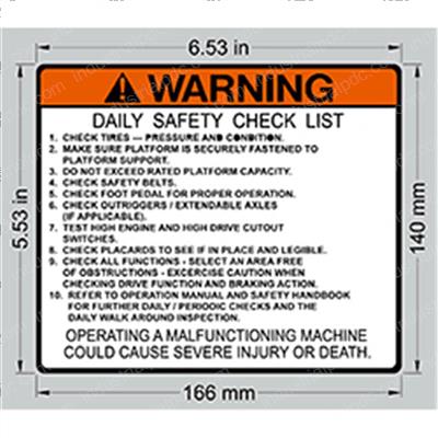 Picture of Decal (warn)