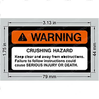 Picture of Decal (crush Hazard)