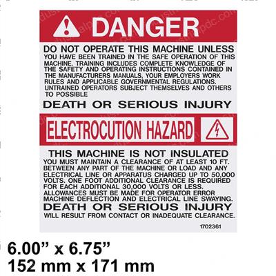 Picture of Decal Elec Hazard