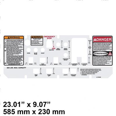 Picture of Decal Console Box