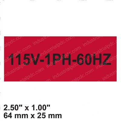 Picture of Decal Elect Voltage