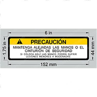 Picture of Decal No Hands (spa Lat Am)