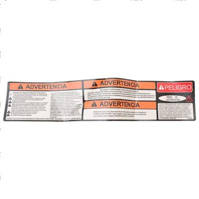 Picture of Decal - Warn Danger(spa Lat Am)