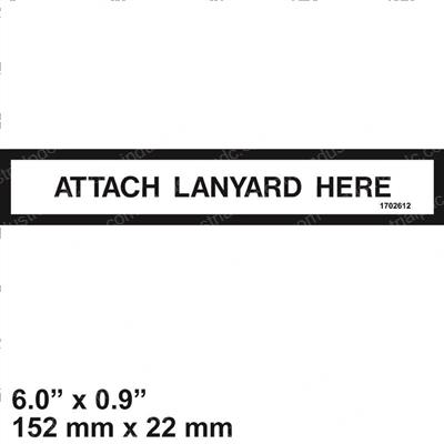 Picture of Decal - Lanyard (d-Ring)