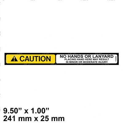 Picture of Decal - No Hands