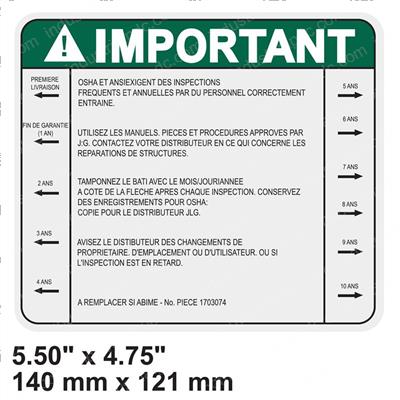 Picture of Decal Inspection (fre Ansi)