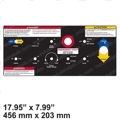 Picture of Decal - Upper Control Box Top