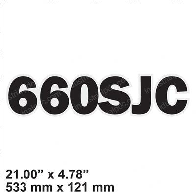 Picture of Decal - Model 660sjc