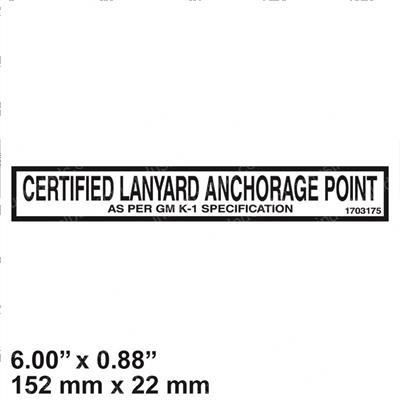 Picture of Decal Lanyard(gm D-Rings)