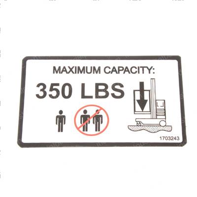 Picture of Decal (350lb)(dom/Csa)