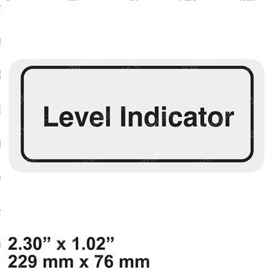 Picture of Decal - Level Indicator