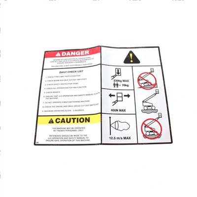 Picture of Decal Danger/Warning (uk)